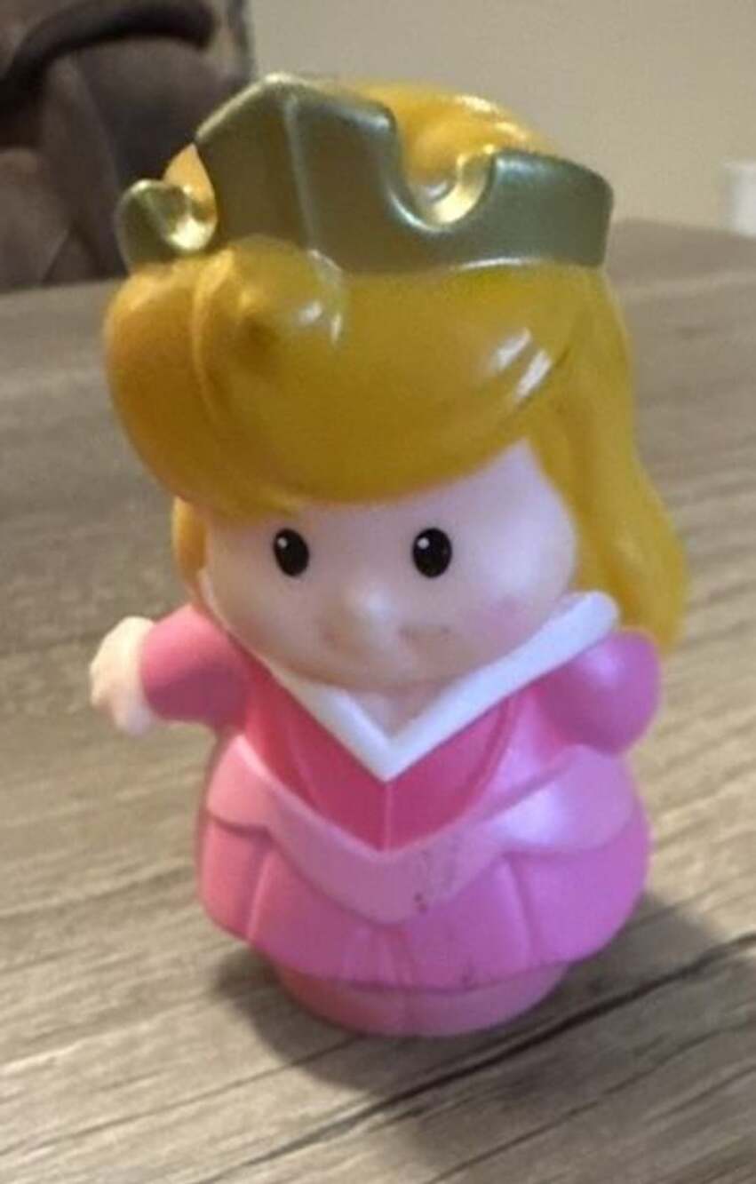 Fisher-Price Little People Disney Princess Aurora Sleeping Beauty Figure
